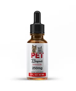 Beyond CBD Organic Pet CBD Oil 250mg bottle