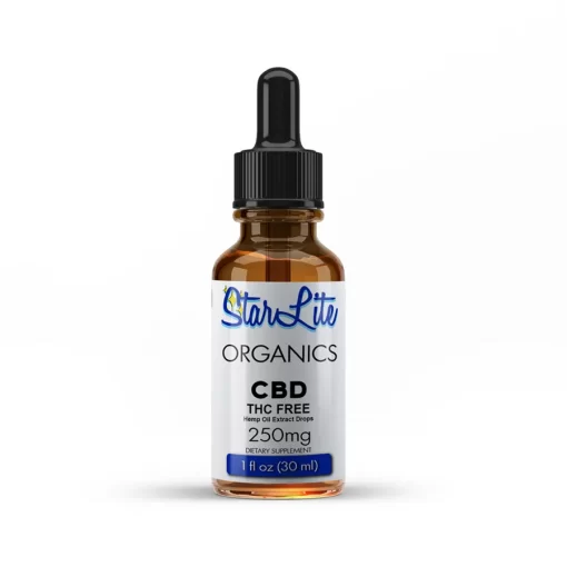 Starlite Organics THC-Free CBD Oil – USDA Certified Organic